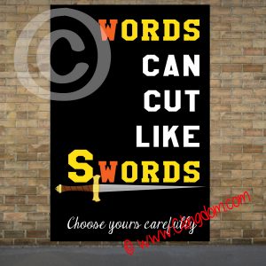 words can cut