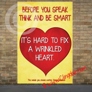 wrinkled heart