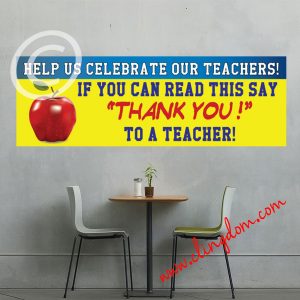 Teacher Appreciation Week Banners
