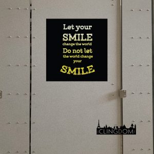 Wall and Stall -_Let your smile change the world