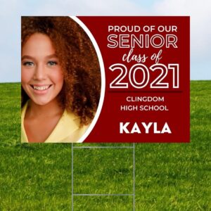 Personalized  Graduation Lawn Signs -style 6