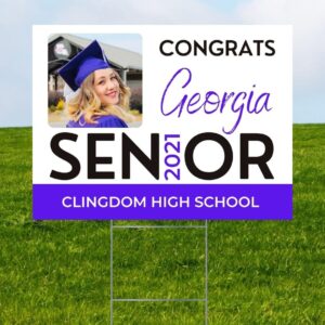 Personalized Graduation Lawn Signs -style 3