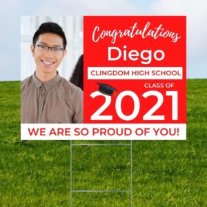 Personalized Graduation Lawn Signs -style 4