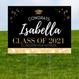 Personalized  Graduation Lawn Signs -style 7