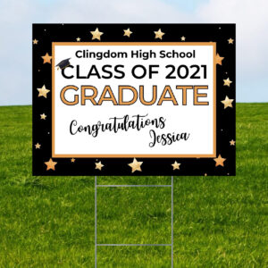 Personalized  Graduation Lawn Signs -style 8