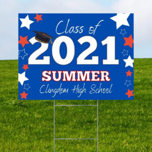 Personalized  Graduation Lawn Signs -style 9