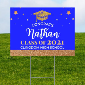 Personalized  Graduation Lawn Signs -style 13