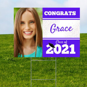 Personalized Graduation Lawn Signs -style 12